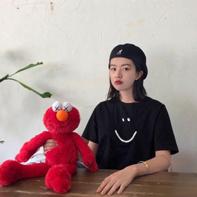 Fahion Kangaroo Embroidery hat Berets Hat Painter Style Caps Women Mesh knit Beret gift