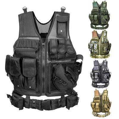 Verstellbare Molle Weste Militär Körperwesten Sicherheit Jagd Outdoor Spiel Airsoft Trainingsjacke