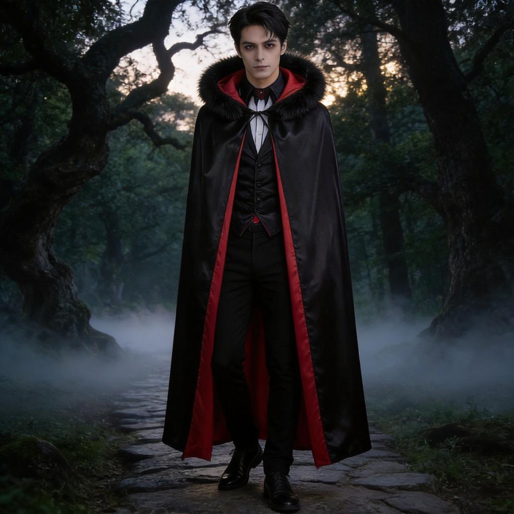 Twilight Volturi Vampire Cloak For Cosplay And Halloween With Polyester Fabric For Adults