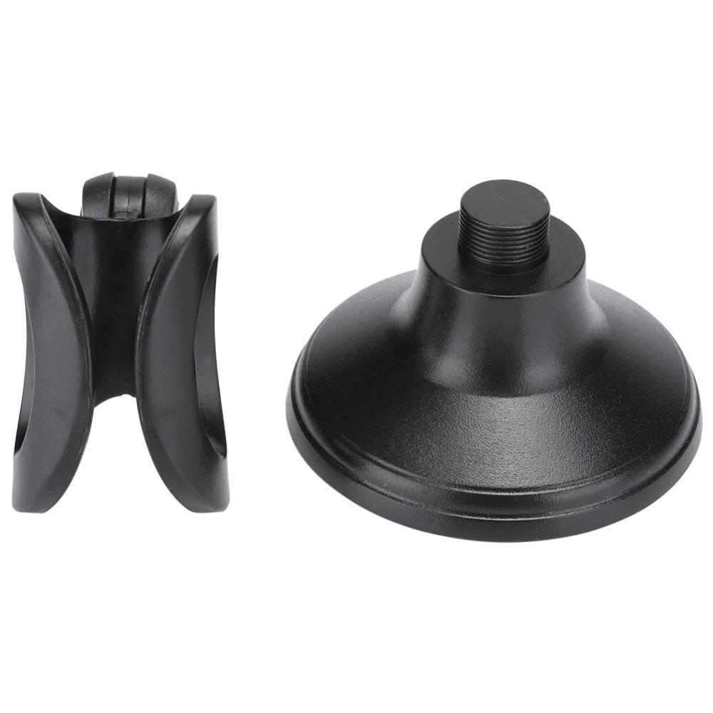 Adjustable Desktop Mini Microphone Stand Stable Base Mic Clip Mount  Online Meetings