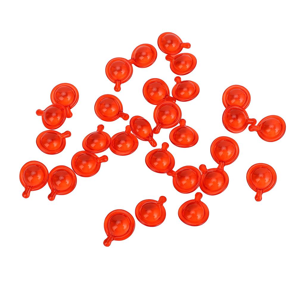 30 Count Hair Serum Capsules Moisturizing Hair Oil Capsules for Nourishing Frizzy Dry Damaged Hair Red