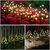 Solar Garden Lights Garden Decor, Solar Flowers Lights Outdoor Decorative,2Pack 40LED Solar Lights Outdoor Garden Waterproof for Outside