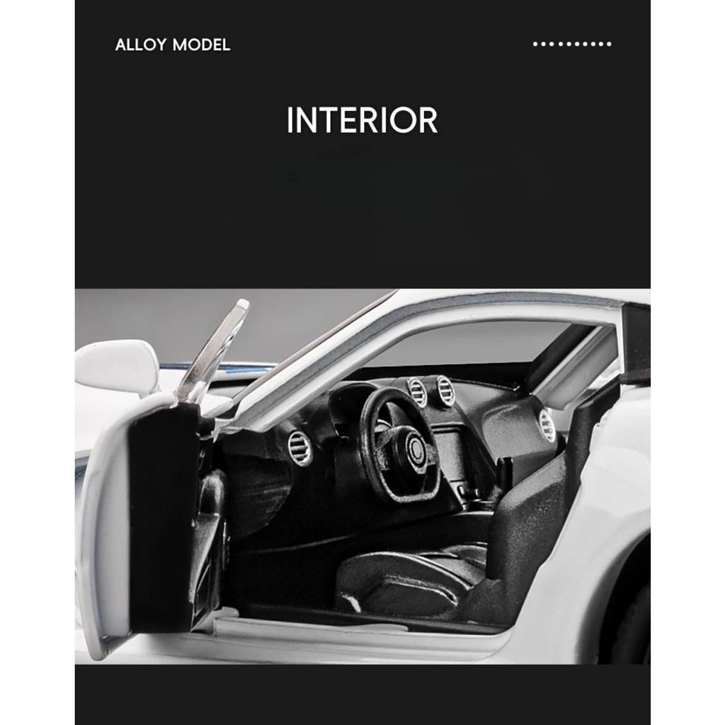 1/32 Scale Alloy Dodge Viper Sports Car Model American Muscle Car Simulation Toy Vehicle Boy's Toy Car Collection Miniature