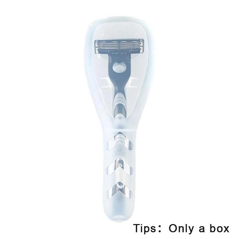 Reise Rasierer Fall Rasierer Box Klingen Halter Kunststoff Koffer Halter Gepäck Internat Tragbare Verpackung Organizer Zubehör