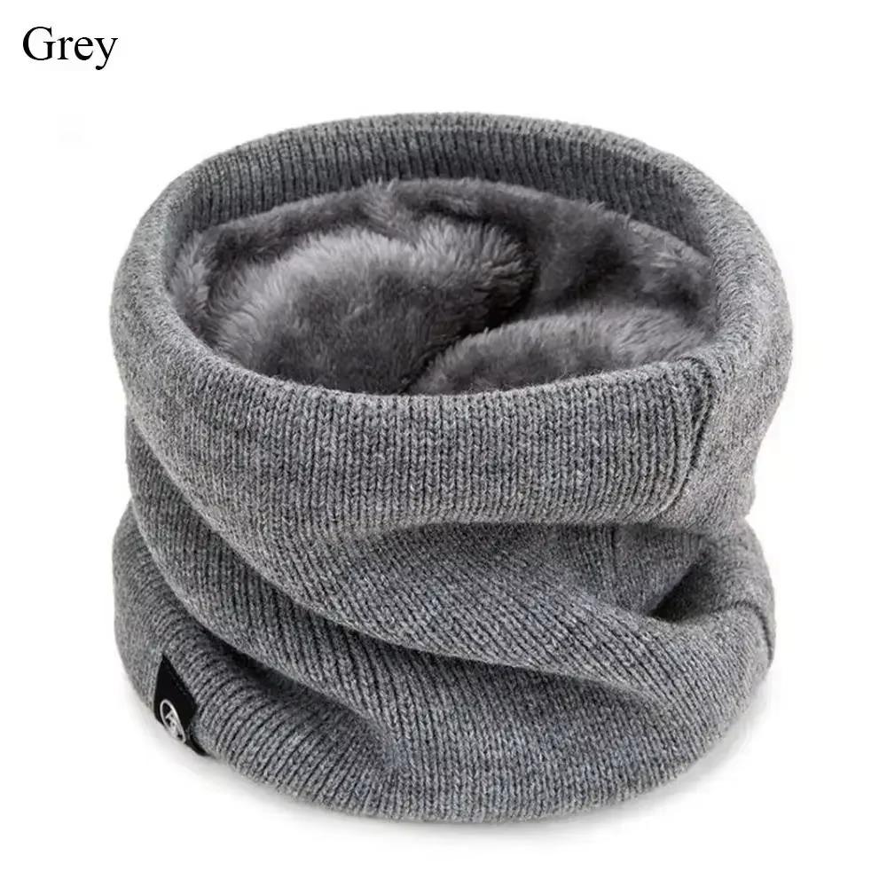 Cold-proof Collar Neck Warmer Soft Knitted Neck Scarves Skating Running Hiking Scarves  Winter