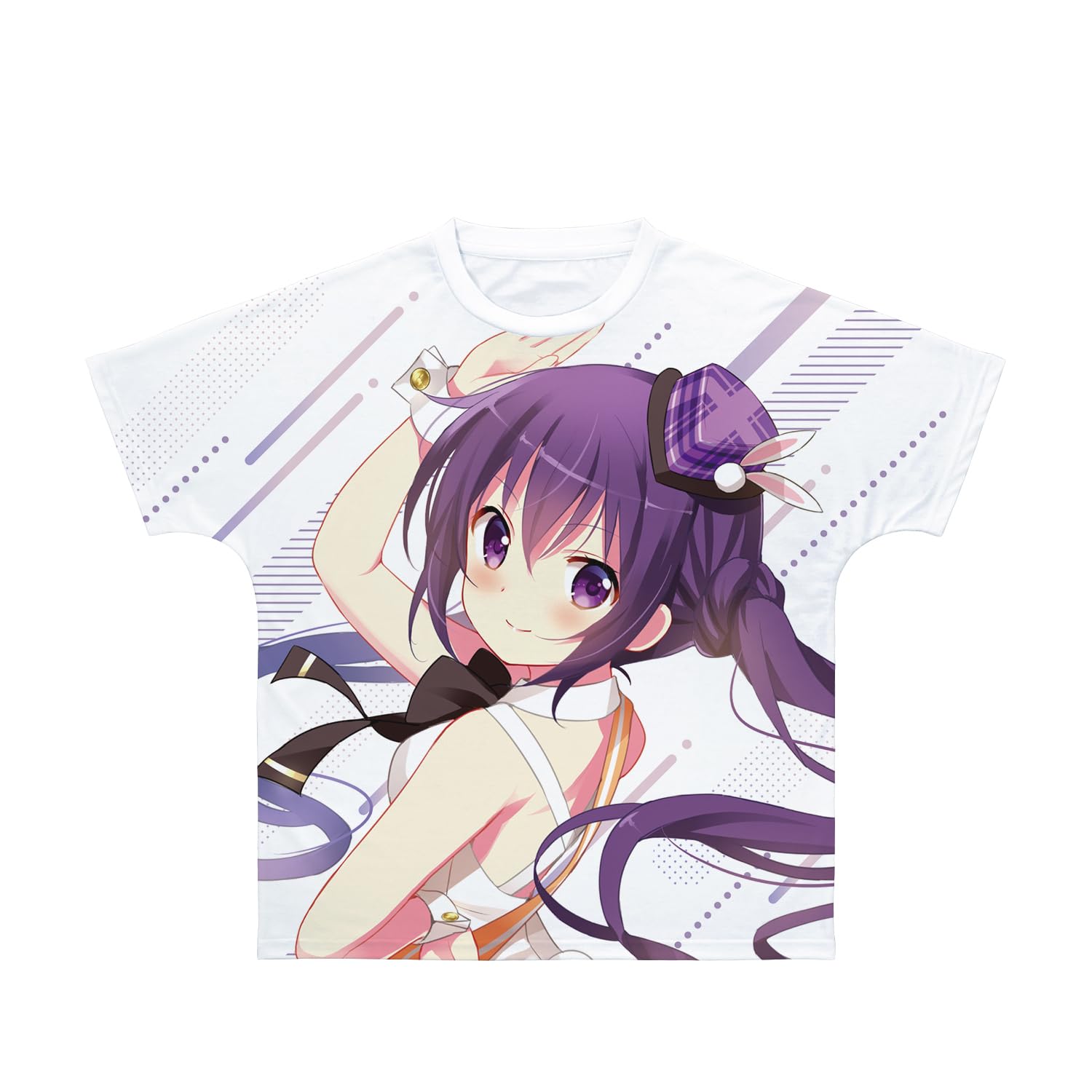 Футболка унисекс с полноцветным принтом Rize из аниме Is the Order a Rabbit BLOOM, размер XS
