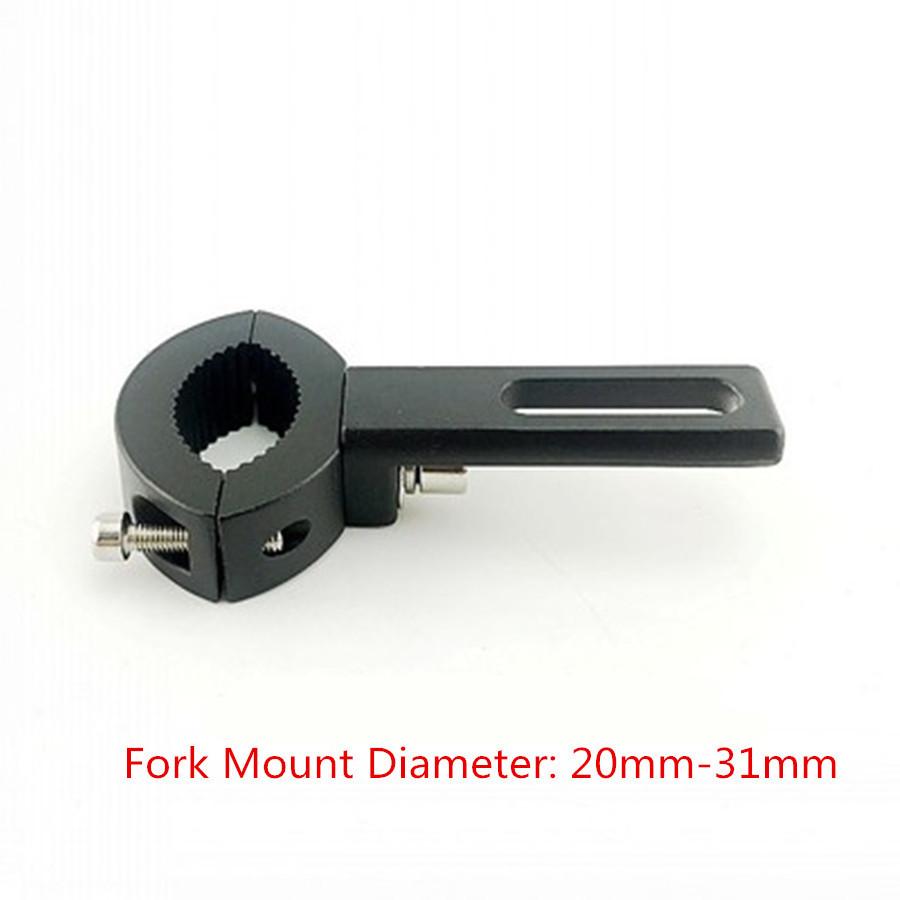 Adjustable Fork Clamp For 20-31Mm Fork Tubes Motorcycle Bike Headlight Brackets