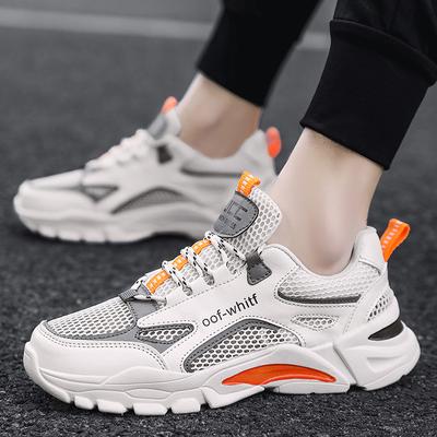 Herren atmungsaktive Mesh ausgehöhlte Freizeitsportschuhe Sommer Komfort weiche Sohle rutschfest Outdoor Laufschuhe Herren Turnschuhe