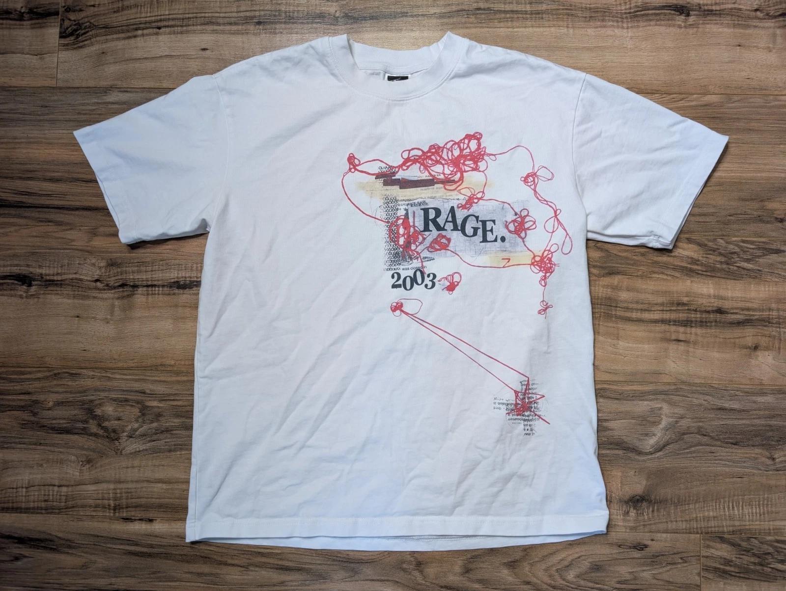 Tamed Psychotic RAGE 2003 Tee Shirt LIMITED Medium XL