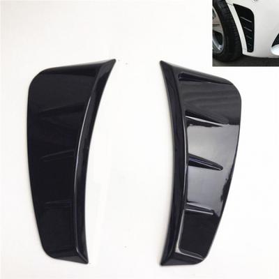 Universal Car Side Fender Wheel Arch Eyebrow Cover Protector Sticker Gloss Black