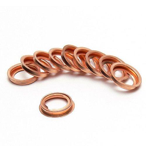 (STRAIGHT) Drain Packing for Nissan 10 Pieces M12 11026-01M02 19-17006