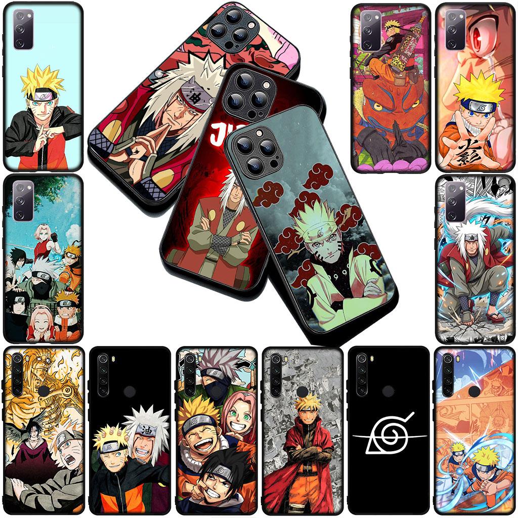 Jiraiya Narutos Sasuke Silicone Phone Cover for Samsung Galaxy S25 S24 S23 FE Ultra Plus S7 Edge S25+ S23+ A56 5G Soft Case