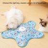 Electronic Motion/Moving Toys for Cats & Kittens, Interactive Hide and Seek Cat Teaser Toy with Mouse Squeaky Concealed Feathers