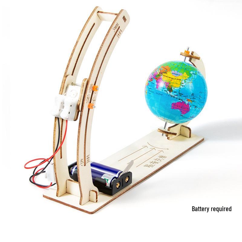 Hand-Cranked Generator DIY Science Kit: Educational Toy for Elementary Students