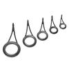 5Pcs 3mm-23mm Internal diameter Vintage Oval Fishing Top Rings Fishing Line Guides Eyes Sets Fishing Rod Guides Pole Repair Kit