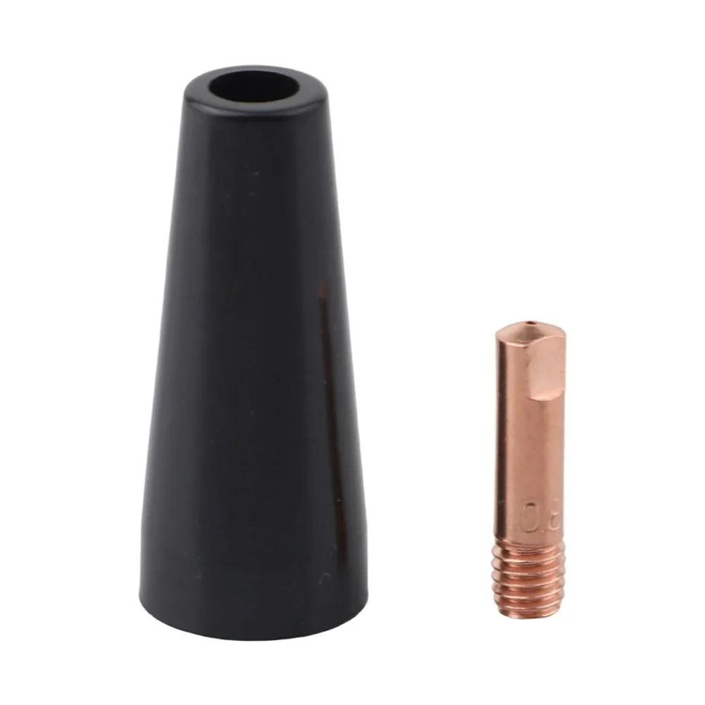 Flux Core Gasless Nozzle Tips Kit,for MIG Welding Contact Tip 0.8mm For 15AK For MB14 And For 15AK For MB15 Welding Torches