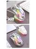 Attack Shark X2PRO RGB Luminous Wireless Bluetooth Transparent Gaming Mouse with Screen