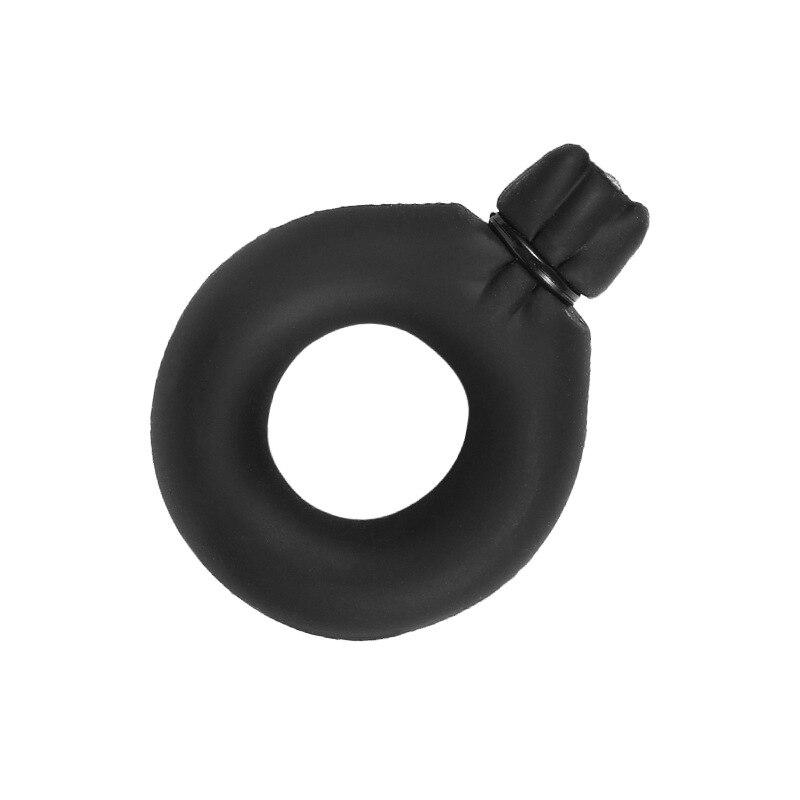 Silicone Inflatable Bondage Cock Ring Expansion Semenlock Ring Training Masturbator  Sex Toys Penis Cage