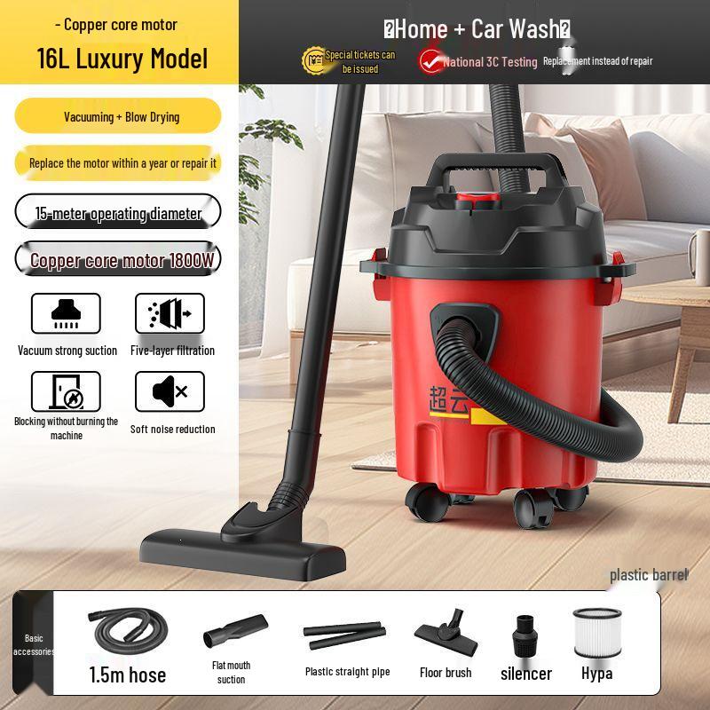

High Suction Dual-Use Vacuum for Home Renovation, Car Wash & Grout Cleaning