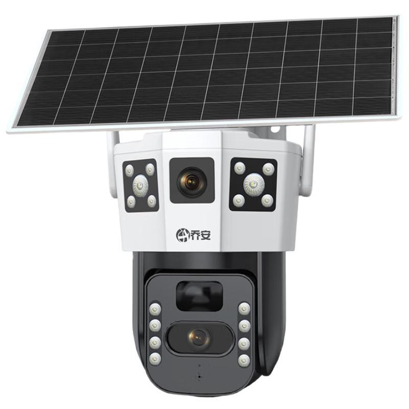 JOOAN KI-Kamera für den Außenbereich, 360° PTZ, mit zwei Objektiven, CN-Stecker (Adapter enthalten)