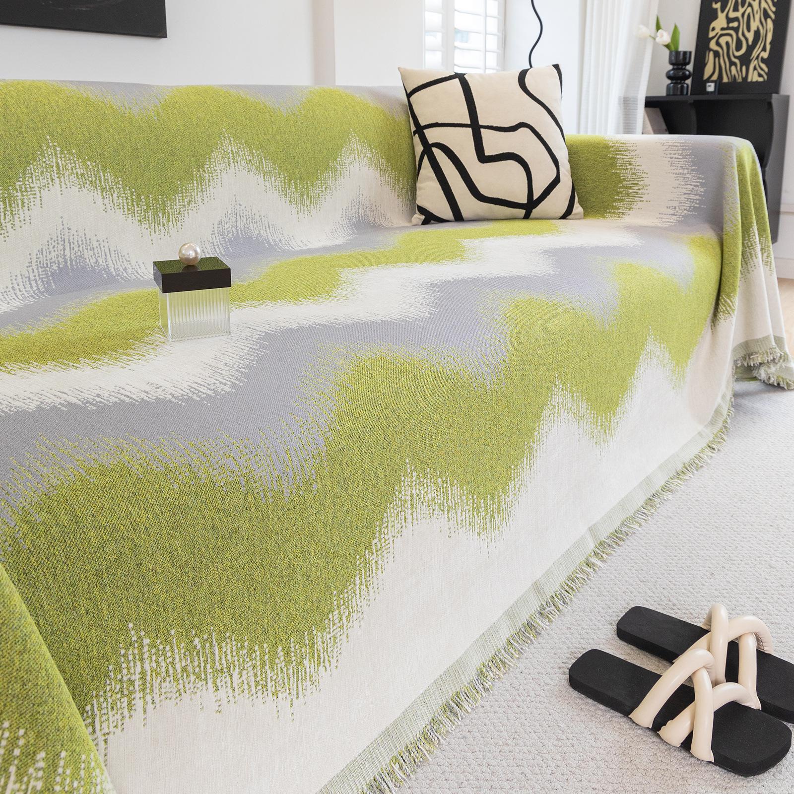 

Высококачественный чехол для дивана с защитой от царапин и кошачьих царапин, с пеной, противоскользящий, всесезонный, универсальный плед 180x130cm зелёный