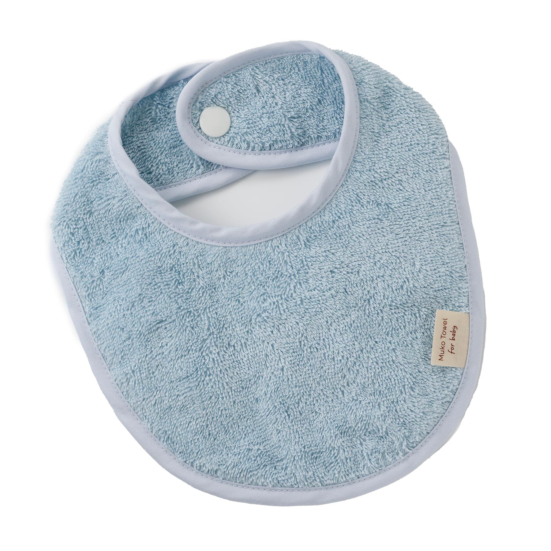 

Muco Towel Organic Made in Japan with Senshu and Bib, Towel, 100% Cotton, Soft, Absorbent, Quick-Drying (Aqua Blue)