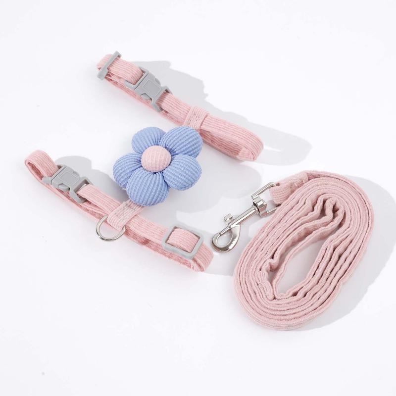 Little Bee Cat Leash, Anti-escape Rope, I-shaped Adjustable Chest-back Cat Leash