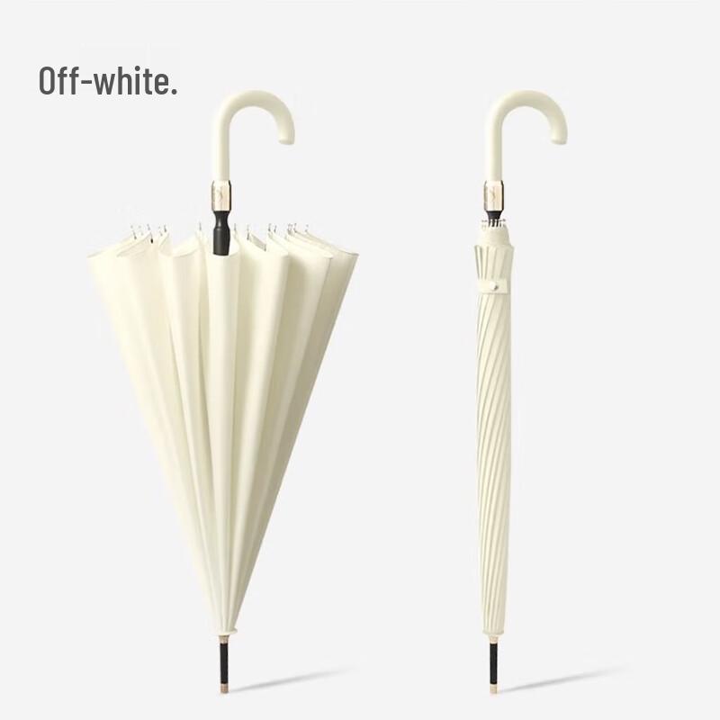 MAYDU 16-Rib Oversized Water-Blooming Straight Umbrella
