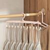 360 Degree Rotating Clothes Hanger With Waved Designs for Space Saving Home Dormitory Storage Organization
