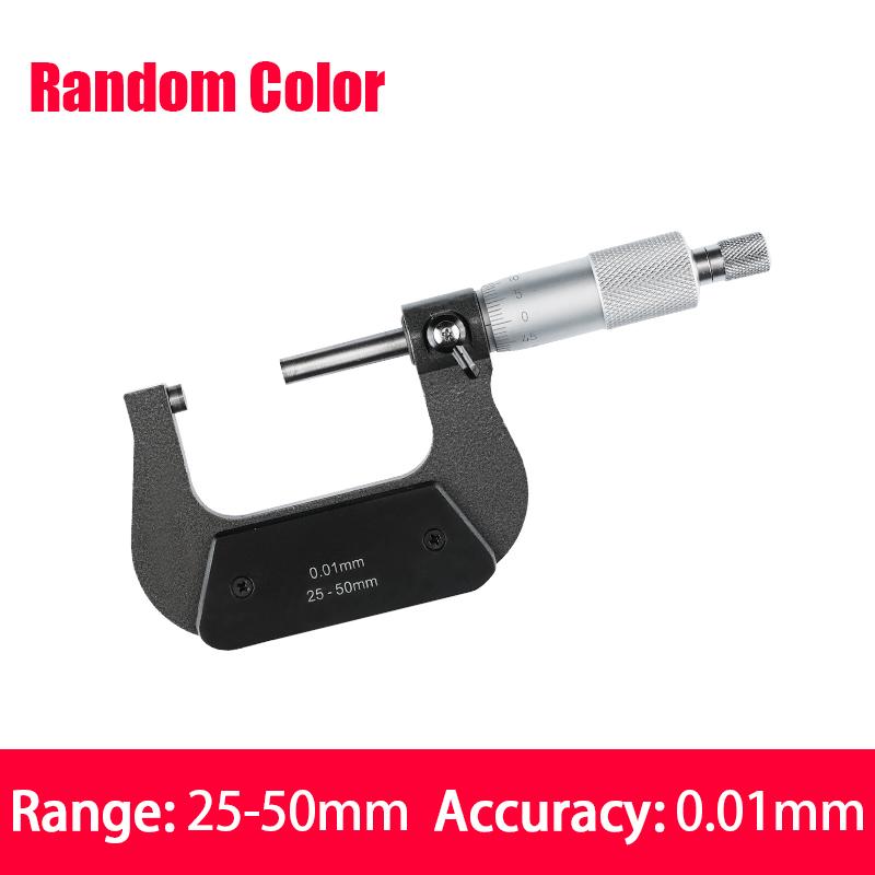 Precise Gauge Micrometer 0-25mm 0.01mm Outside Metric Caliper Measurement Micrometer Tool Mechanical Micrometer
