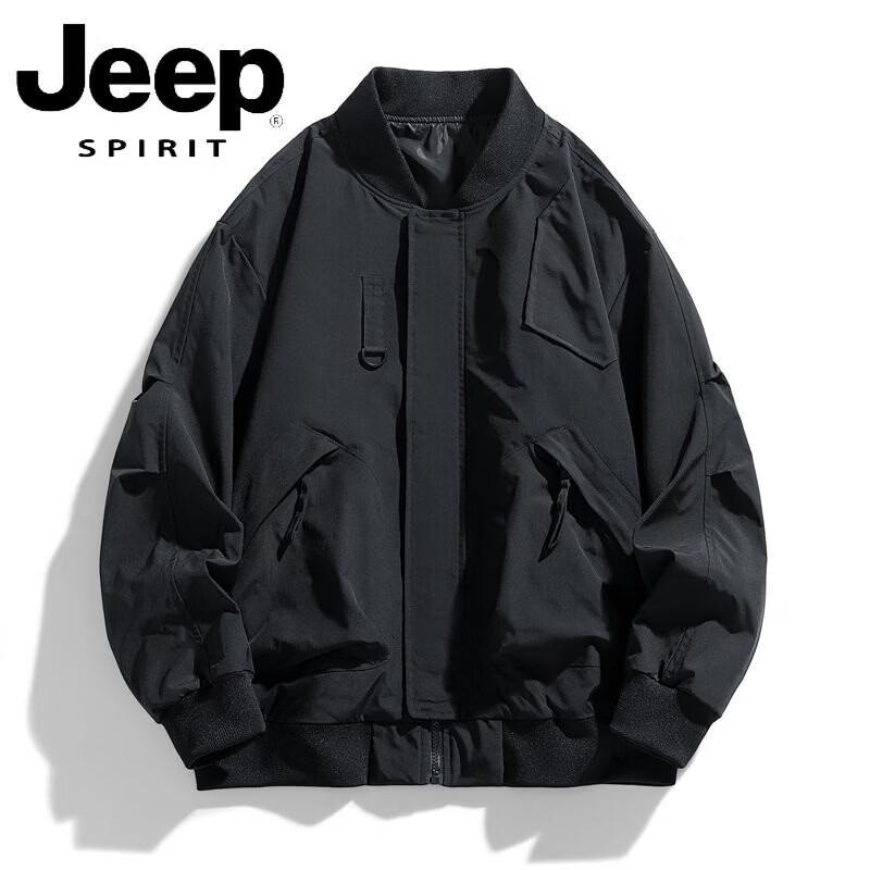 JEEP SPIRIT 2026 Men s American Style Pilot Bomber Jacket 7XL