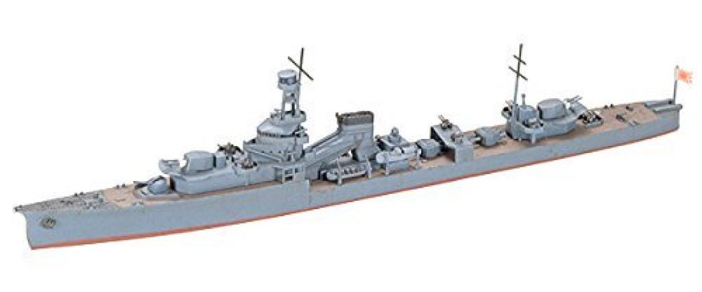 Tamiya Waterline Series 319 Imperial Japanese Navy Light Cruiser Yubari Plastic Model Kit 31319 1/700 No.