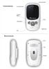 2.4-Inch Wireless Digital Baby Monitor with Temperature, Music, and Voice Control