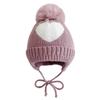 0-3Year Solid Color Baby Knitted Hat Plush Ball Children Warm Cap Beanie Hats  Newborn Toddler