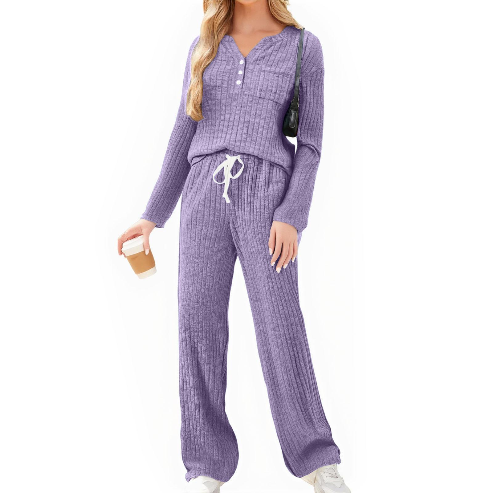 

Женский повседневный модный удобный комплект топов и брюк для дома, пижама XL