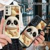 Phone Case: 2D Flat Design Suitable for Samsung Galaxy A34 A35 M05 M06 S20 S22 S21 FE Plus 5G Protective Case, Bubble Panda, Perfect Christmas and Hal