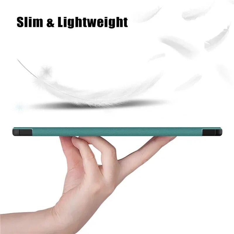 Tablet Leather Case for Samsung Galaxy Tab S9 FE S9FE 2023 Case 10.9 Inch Folding Stand Magnetic Smart Folio Tablet for Samsung Tab S9 FE Case