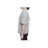 Moncler Logo Loose Fit Crew Neck T-Shirt Women Tops Gray 8C00035829HP984