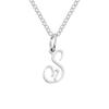 St. Delan Versatile 26-Letter Stainless Steel DIY Necklace Pendant
