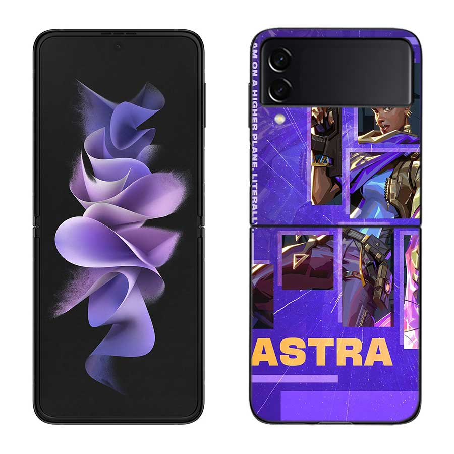

Game Valorant Phone Case For Samsung Z Flip 7 6 5G Galaxy Z Flip 5 4 3 Black Hard Cell Cover Luxury PC Shell Coque Samsung Z Flip 6 5G