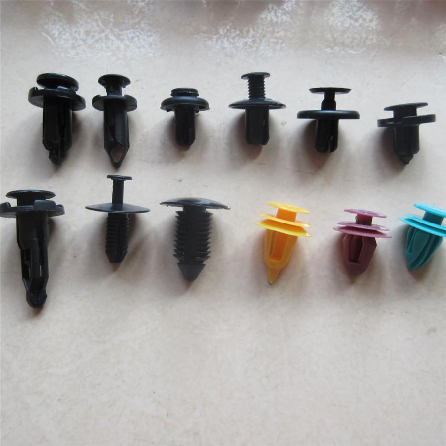 300 PCS Car Auto Plastic Rivets Push Type Panel Retainer Fastener Clip With Box