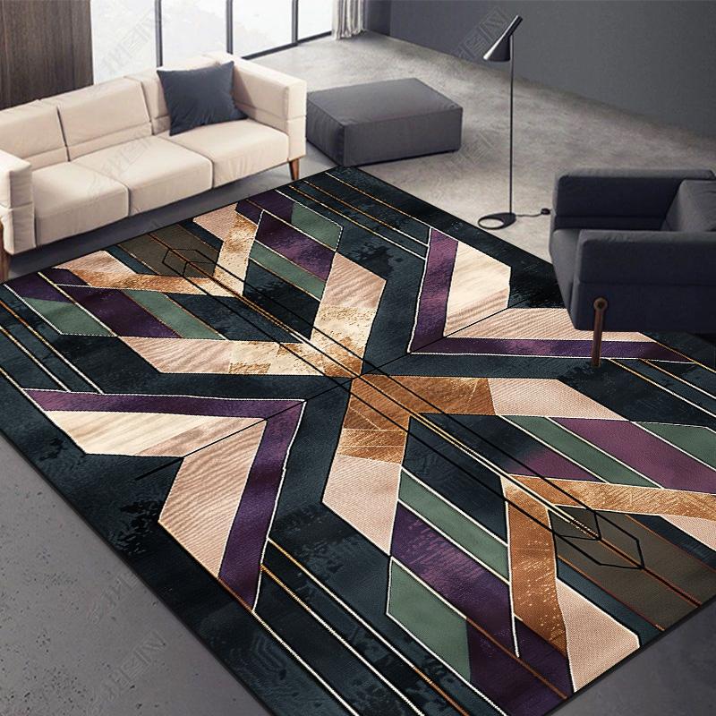 Nordic Abstract Living Room Carpet Rug for Bedroom Home Decor Geometric Rugs 200x300cm Washable Lounge Coffee Tables Floor Mats