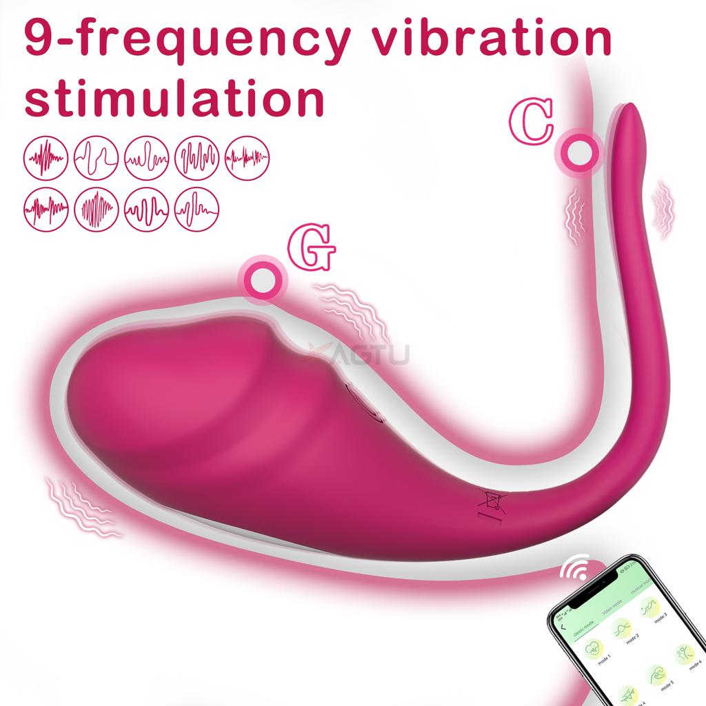 APP Control G Spot Dildo Vibrator for Women Clitoris Stimulator Female Wearable Love Egg Anal Vibration Adult Sex Toys Sexy