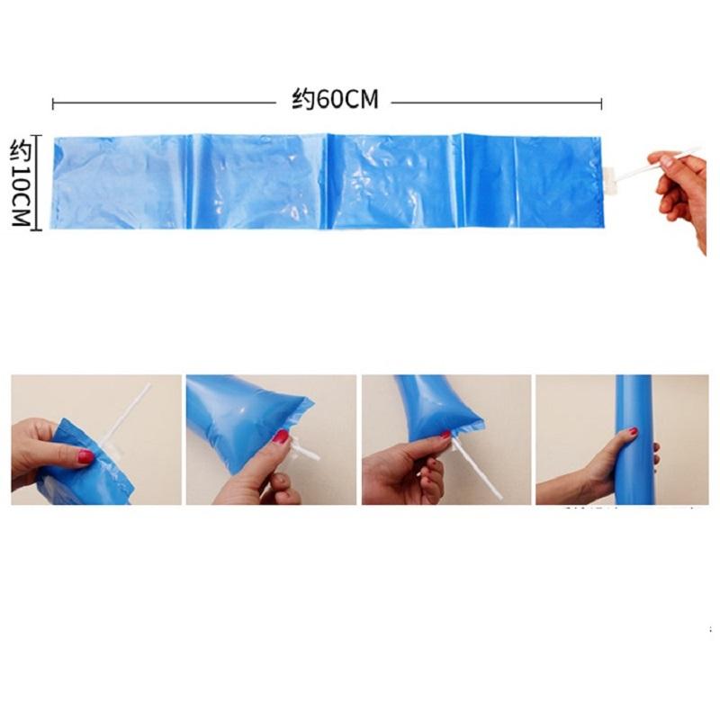 24 Colorful Inflatable Rods Stadium Noise Maker Refueling Rods Demonstration Balloon Inflatable Party Sports Refueling