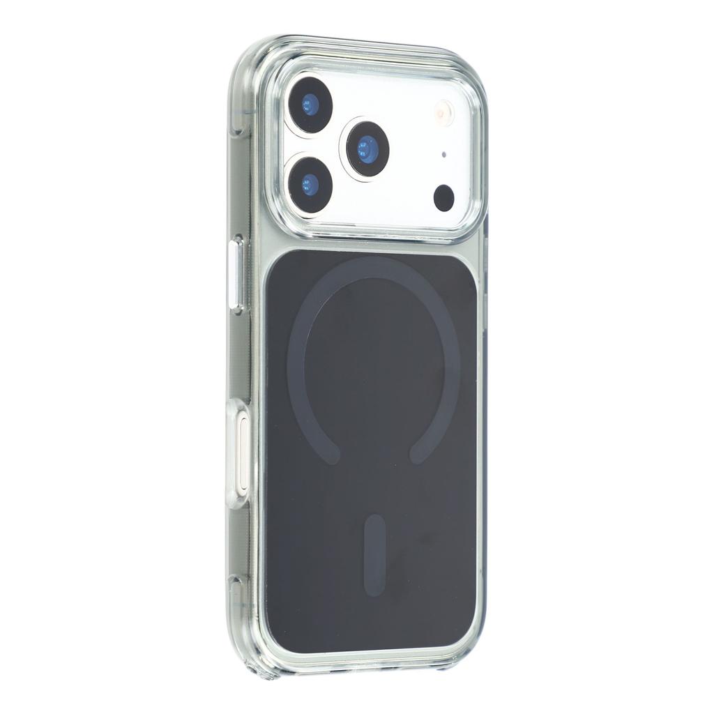 For iPhone 17 Pro Max Case Compatible with MagSafe 2 in 1 Clear TPU Acrylic Shockproof Phone Cover