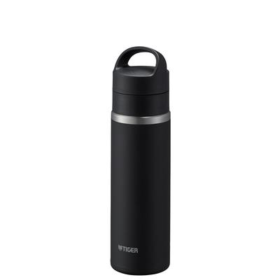Tiger Thermos Wasserflasche 480ml Vakuumisoliert Kohlensäurehaltige Flasche Griffhalter inklusive Tragbar Kompakt MKB-T048KK Schwarz
