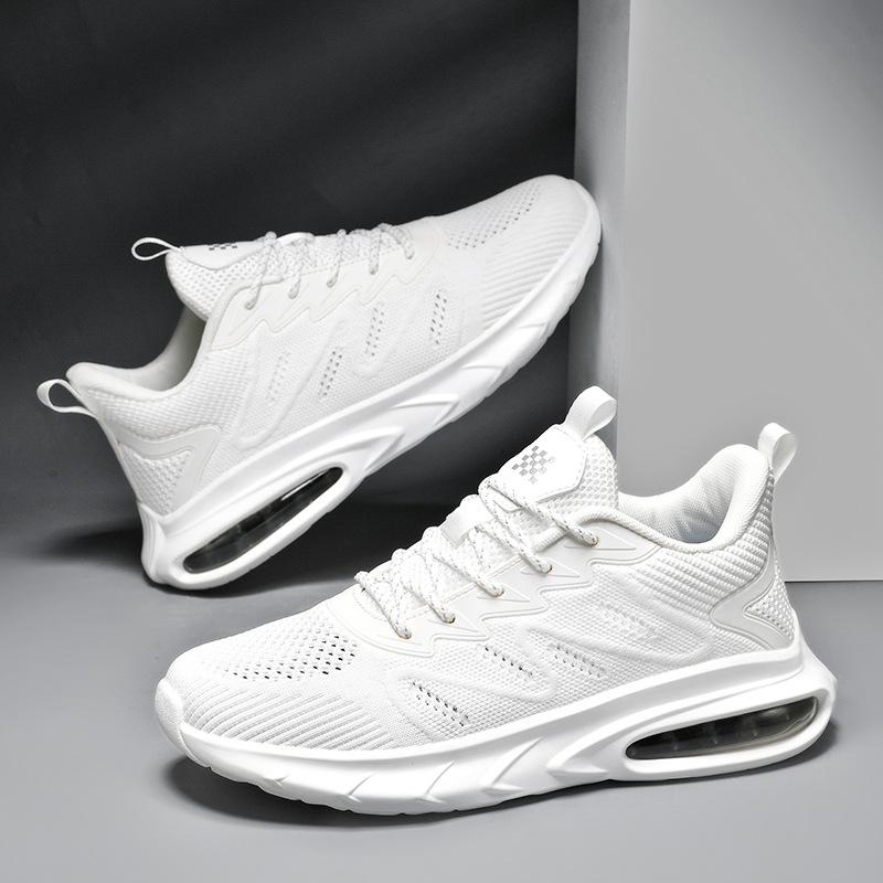 Men's running shoes air cushion men's spring and autumn new breathable soft-soled men's casual sports shoes
