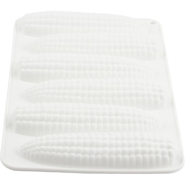 6 Cavity Corn Silicone Candy Molds For Candy Chocolate Cake Baking