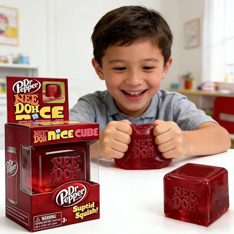 Schylling Nice Cube Squishy Stress Relief Toy,Nee-Doh Soft Squeeze Toys Plasticity Squeeze Toys To For Friends