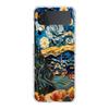 Phone Cover For Samsung Galaxy Z Flip 6 5 4 Case Transparent For Samsung Z Flip 3 Hard PC Foldable Shell Oil Painting Art Capas